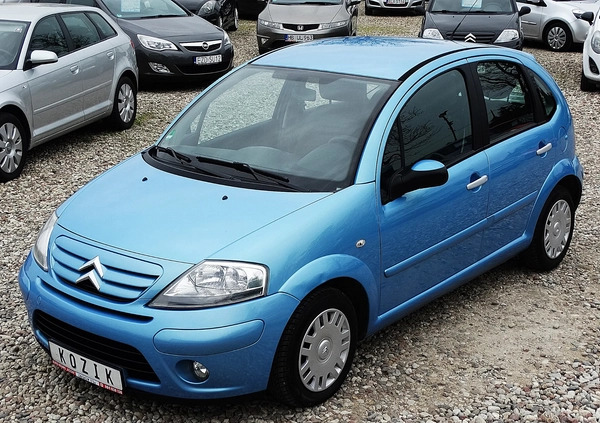 Citroen C3 cena 15999 przebieg: 154661, rok produkcji 2008 z Hrubieszów małe 596